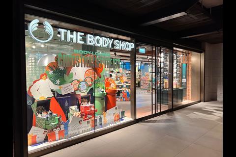 Exterior of The Body Shop within Battersea Power Station, London
